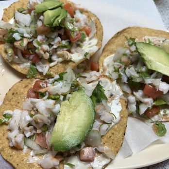 Chilangos - Tostadas de camarón - Mexican Near Me - Indianapolis, Indiana