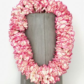 Stems Florist - This is a double roll carnation lei - Florists Near Me - Vacaville, California Stems Florist - This is a double roll carnation lei - Florists Near Me - Vacaville, California