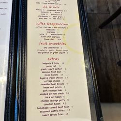 Jelly Cafe - Menu May 2024