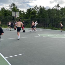 Ocean Isle Beach Park - People playing basketball