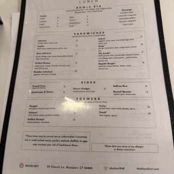 The Blondinit - Mediterranean Near Me - Westport, Connecticut