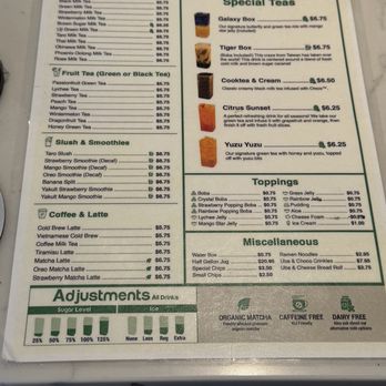 Boba Box - Menu - Coffee & Tea Near Me - Monrovia, California
