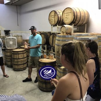 Outer Banks Distilling - One of the founders / owners during the tour. - Distilleries Near Me - Manteo, North Carolina Outer Banks Distilling - One of the founders / owners during the tour. - Distilleries Near Me - Manteo, North Carolina