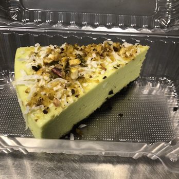 Sweets Talk - Pistachio Coconut Cheesecake - Bubble Tea Near Me - West Hollywood, California Sweets Talk - Pistachio Coconut Cheesecake - Bubble Tea Near Me - West Hollywood, California