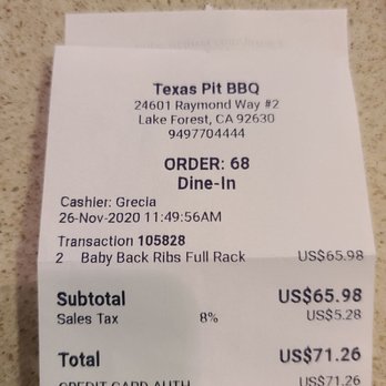 Texas Pit Bar-B-Que - Barbeque Near Me - Lake Forest, California