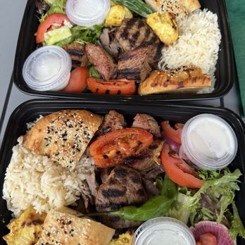 Hummus Mediterranean Kitchen - House Combo Plate - Mediterranean Near Me - Palo Alto, California Hummus Mediterranean Kitchen - House Combo Plate - Mediterranean Near Me - Palo Alto, California