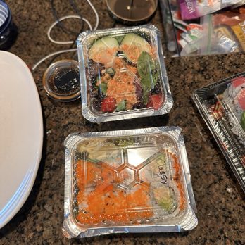 Rice N Roll Bistro - Green Salad and Classy Cali roll dumplings - Sushi Bars Near Me - Milwaukee, Wisconsin Rice N Roll Bistro - Green Salad and Classy Cali roll dumplings - Sushi Bars Near Me - Milwaukee, Wisconsin