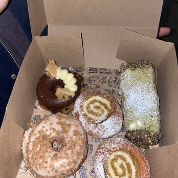The Salty Donut - GF Chocolate Chip & Sea Salt, Pistachio Cannoli Donut, Pumpkin Roll, Vegan Apple Crumb - Donuts Near Me - Denver, Colorado The Salty Donut - GF Chocolate Chip & Sea Salt, Pistachio Cannoli Donut, Pumpkin Roll, Vegan Apple Crumb - Donuts Near Me - Denver, Colorado
