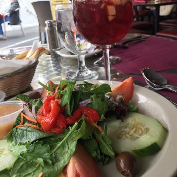 Terra Rustica Ristorante Italiano - My sangria and side salad. - Italian Near Me - Briarcliff Manor, New York Terra Rustica Ristorante Italiano - My sangria and side salad. - Italian Near Me - Briarcliff Manor, New York