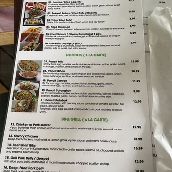 The Mami House - Menu 10/2022 - Filipino Near Me - Niagara Falls, New York The Mami House - Menu 10/2022 - Filipino Near Me - Niagara Falls, New York