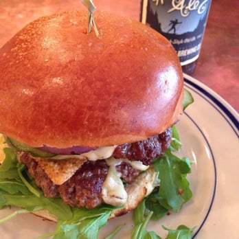 Duke's Grocery - The Brunchie Burger paired with a Hibernation Ale. Delicious match! - Pubs Near Me - Washington, DC, District of Columbia