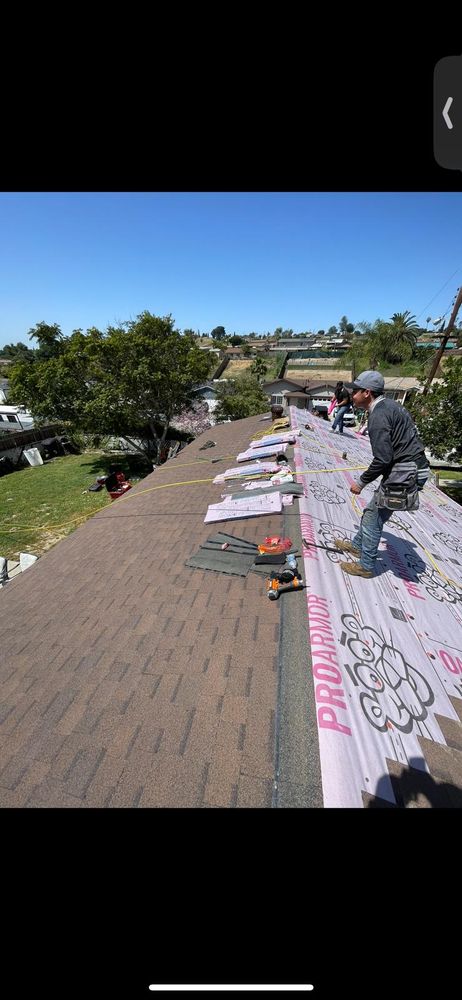 Slide of CV Roofing Services