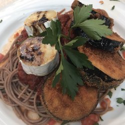Marienthaler Gasthof - Gebackene Auberginen mit Ziegenkäse
