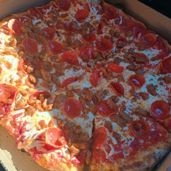 Bruno's Pizzeria - 16" pepperoni and sausage - Pizza Near Me - Santa Fe, New Mexico