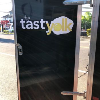 The Tasty Yolk - the door to the restaurant - Food Trucks Near Me - Fairfield, Connecticut The Tasty Yolk - the door to the restaurant - Food Trucks Near Me - Fairfield, Connecticut