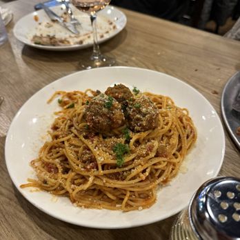 Modern Eats Pizzeria - Tasty pasta with meatballs - Pizza Near Me - Millbrae, California Modern Eats Pizzeria - Tasty pasta with meatballs - Pizza Near Me - Millbrae, California