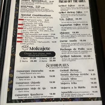 Fello’s Mexican Restaurant - Menu - Mexican Near Me - Manteca, California