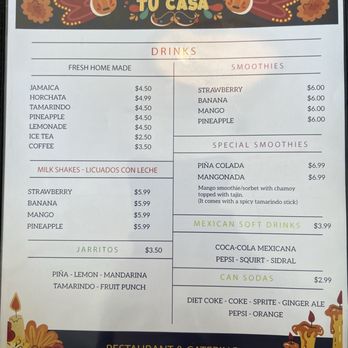 Mexico En Tu Casa - Food Menu - Mexican Near Me - Winthrop, Massachusetts Mexico En Tu Casa - Food Menu - Mexican Near Me - Winthrop, Massachusetts