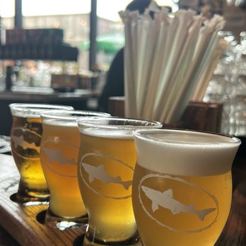 Dogfish Head Brewings & Eats - Seasonal Beer Flight. - American Near Me - Rehoboth Beach, Delaware Dogfish Head Brewings & Eats - Seasonal Beer Flight. - American Near Me - Rehoboth Beach, Delaware