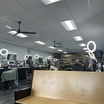 Prestigious Grooming Lounge - Inside the entire shop sitting from the booth. - Men's Hair Salons Near Me - Fresno, California Prestigious Grooming Lounge - Inside the entire shop sitting from the booth. - Men's Hair Salons Near Me - Fresno, California