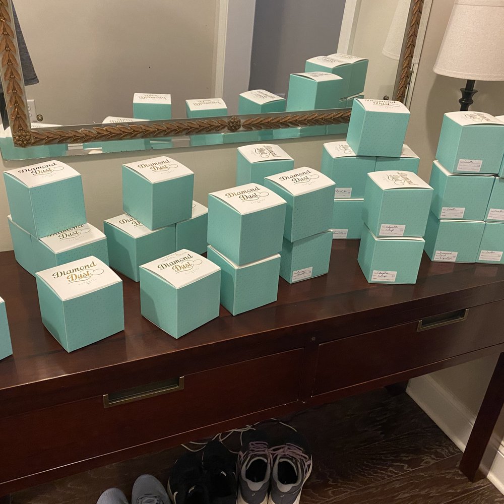 Diamond Dust - Individually boxed and marked for teen birthday. - Cupcakes Near Me - Decatur, Georgia