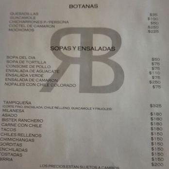 Restaurant Bar Trocadero - Menu - Steakhouses Near Me - Nogales, SON