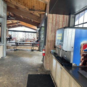 The Crack Shack - Fountain drinks and entrance to inside seating - New American Near Me - Encinitas, California The Crack Shack - Fountain drinks and entrance to inside seating - New American Near Me - Encinitas, California