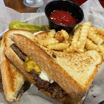 Drake's - Patty Melt and crinkle fries - Sushi Bars Near Me - Evansville, Indiana