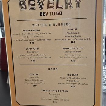 Bevelry Bar - the menu for the restaurant - Cocktail Bars Near Me - High Point, North Carolina Bevelry Bar - the menu for the restaurant - Cocktail Bars Near Me - High Point, North Carolina
