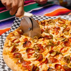 Santos Pizza - Our #1 seller, Hirohata Pizza.