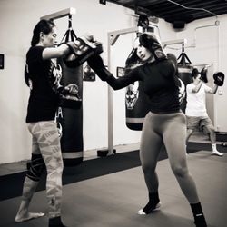 NELA Combat Fitness - Partner pad work drills