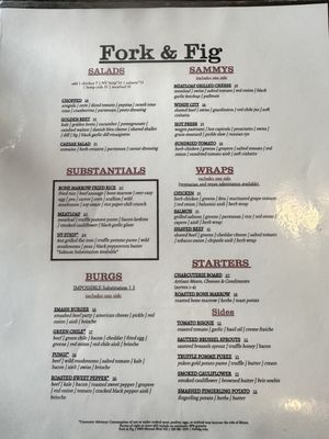 Menu photo 1 Fork & Fig Albuquerque, NM