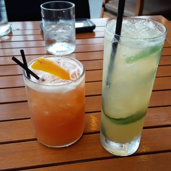 Watertable - Kentucky Tap Water on the left (super strong) Water of the Island on the right (SO good but it seeks up on you so watch out!) - New American Near Me - Huntington Beach, California Watertable - Kentucky Tap Water on the left (super strong) Water of the Island on the right (SO good but it seeks up on you so watch out!) - New American Near Me - Huntington Beach, California