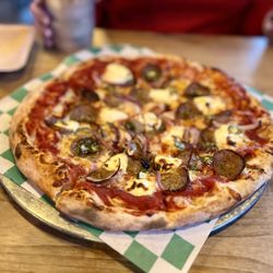 The Village Well - Hot Sausage Pizza