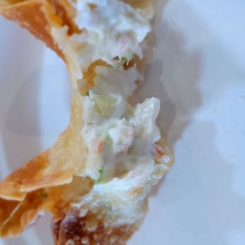 Block 9 Thai Street Eats - Inside the crab wonton - Thai Near Me - Las Vegas, Nevada