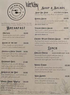Menu photo 2 That New Place Williamston, MI