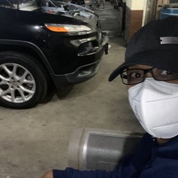 My vehicle being serviced. My vehicle being serviced.