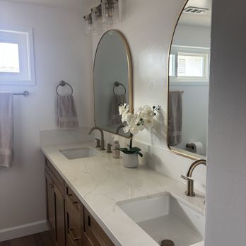 Trevix Builders - New bathroom beautiful custom vanity - General Contractors Near Me - Poway, California Trevix Builders - New bathroom beautiful custom vanity - General Contractors Near Me - Poway, California