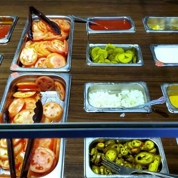 The Chuck Box - Condiment, sauces, vegetables - Burgers Near Me - Tempe, Arizona The Chuck Box - Condiment, sauces, vegetables - Burgers Near Me - Tempe, Arizona