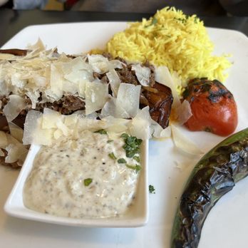 Sultan Mediterranean Grill - Stuffed eggplant, delicious but a bit heavy - Mediterranean Near Me - Moab, Utah