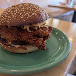 Juniper Food And Wine - Hopgood's Hot Chicken Sandwich (TM)