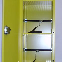 Safety Equipment Corporation - Storage cabinet with adjustable shelves. Custom work a specialty.