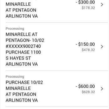 Minarelle - This is the Transaction they completely "damaged" my bank account and I'm trying to get my money back - Cosmetics & Beauty Supply Near Me - Arlington, Virginia