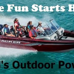 Mels Outdoor Power - We are located at the Gateway of the Chippewa Flowage.  Right on the corner of County B & CC