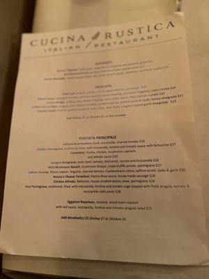 Menu photo 1 Cucina Rustica Morganton, GA