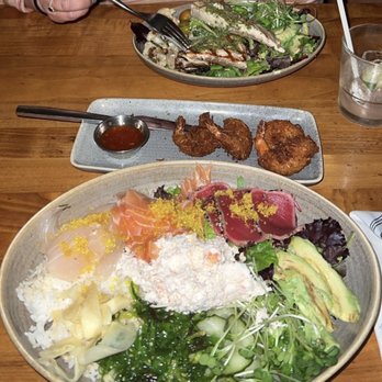 Pacific Catch - Rainbow sushi bowl, coconut shrimp and Asian chimichurri salad - Seafood Near Me - Dublin, California Pacific Catch - Rainbow sushi bowl, coconut shrimp and Asian chimichurri salad - Seafood Near Me - Dublin, California