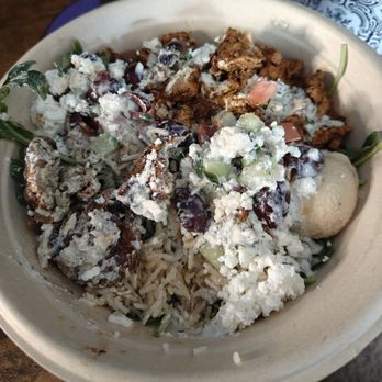 CAVA - Lamb and Chicken bowl - Mediterranean Near Me - Charlotte, North Carolina