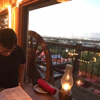Rustler's Rooste - View from our table. Pretty lights - Steakhouses Near Me - Phoenix, Arizona