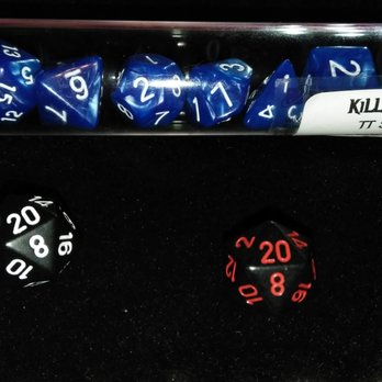 Killerfinds - Pearl Blue Arctic Sirius Polyhedral Dice from Killerfinds in Hiram, Georgia - Vinyl Records Near Me - Hiram, Georgia