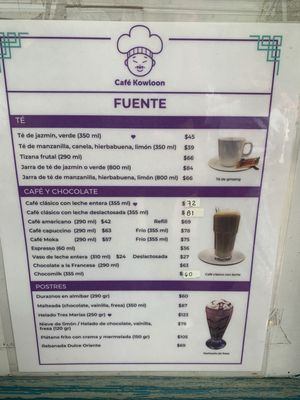 Menu photo 5 Kowloon Ciudad de México, DIF Menu photo 5 Kowloon Ciudad de México, DIF